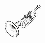 Trompeta Musicales Instruments Strumenti Musicali Musicais Menta Guitarra Clarinet Tuba Della Fichas sketch template