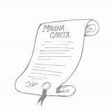 Carta Magna Two Part sketch template
