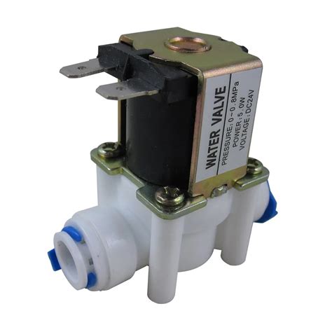 inlet feed water solenoid valve quick connect  ro reverse osmosis water system