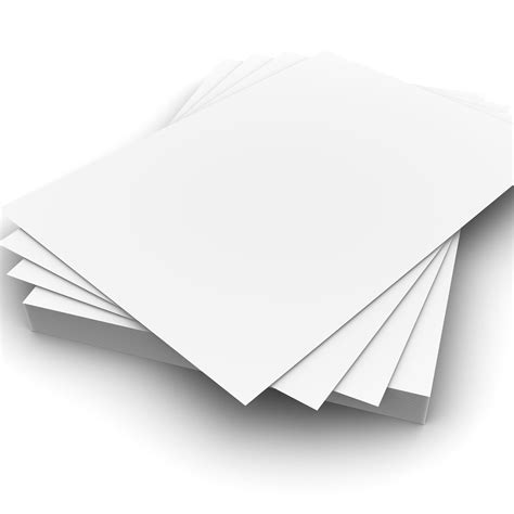 sheets  gsm white card premium thick printing paper suitable