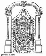 Venkateswara Clipart Coloring Swamy Drawing Lord Arts Corner Painting Wedding Symbols Choose Board Kids Crafts Projects Clipartlook sketch template