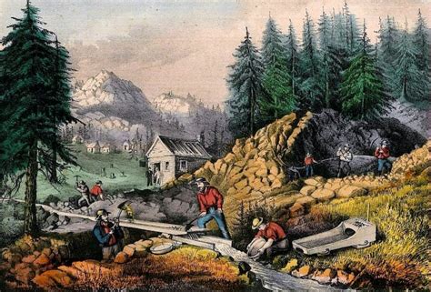 california gold rush   began   life