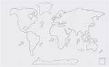 Weltkarte Grenzen Ausmalbild sketch template