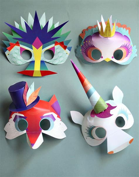 wonderful  fun  creative diy masks  kids