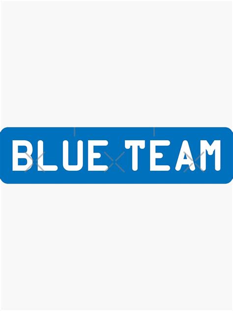 blue team sticker  sale  adidabu redbubble