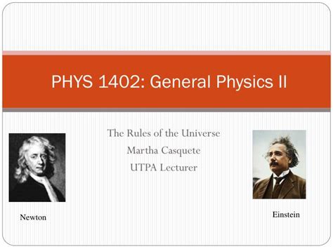 Ppt Phys 1402 General Physics Ii Powerpoint Presentation Free