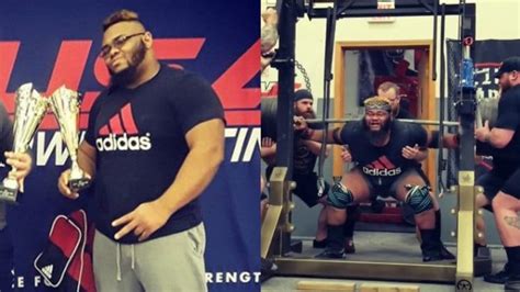 powerlifter erick lewis smashes incredible lb squat fitness volt