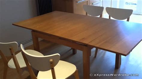 ikea bjursta extendable dining table design youtube
