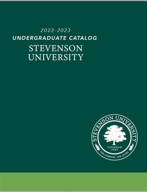stevenson university smartcatalog