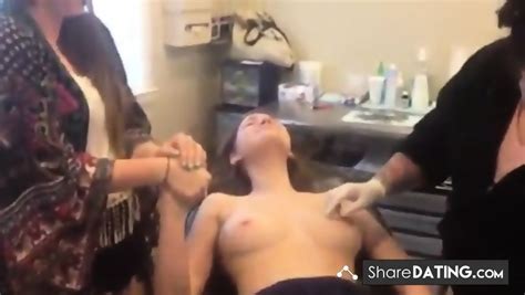 Young Girl Gets Nipples Pierced Eporner