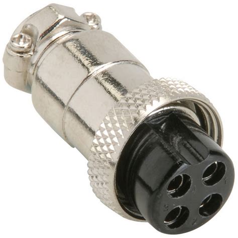 parts express cb mic plug  pin female walmartcom
