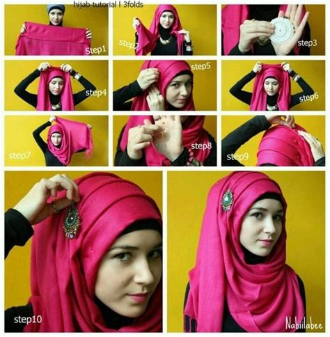 tuto hijab dans le dressing de sana