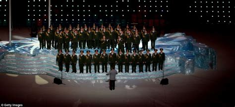 russian police choir steal show at sochi olympics opening