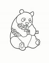 Panda Coloring Pages Bear Baby Cute Kids Cartoon Printable Colouring Color Drawing Print Halloween Getcolorings Getdrawings Library Happy Disney Clipart sketch template