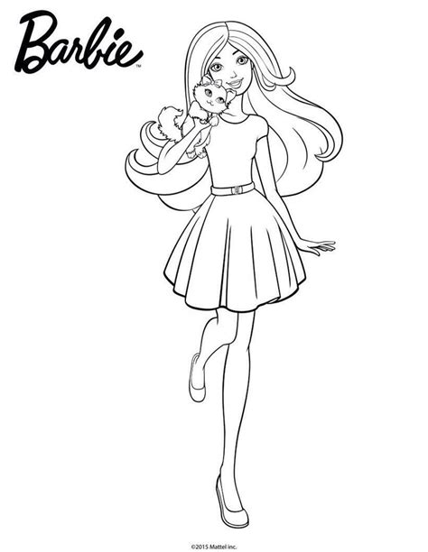pin  kassandra  coloring barbie coloring pages barbie drawing