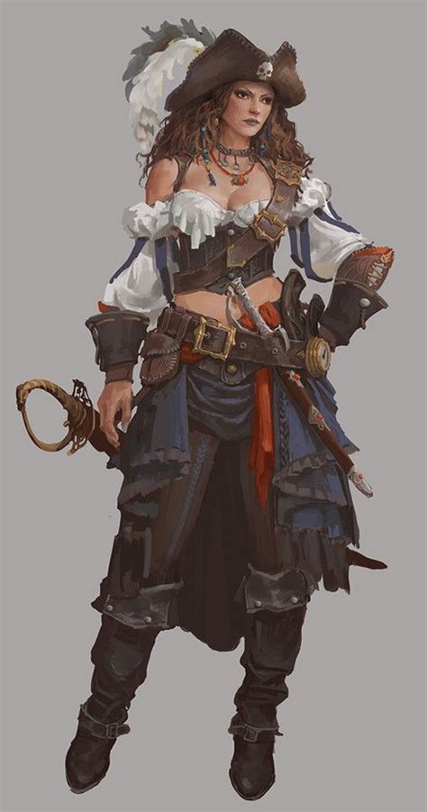 Pin By Greybeard On Character Portraits Pirate Woman