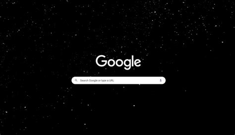 google search dark theme testing black