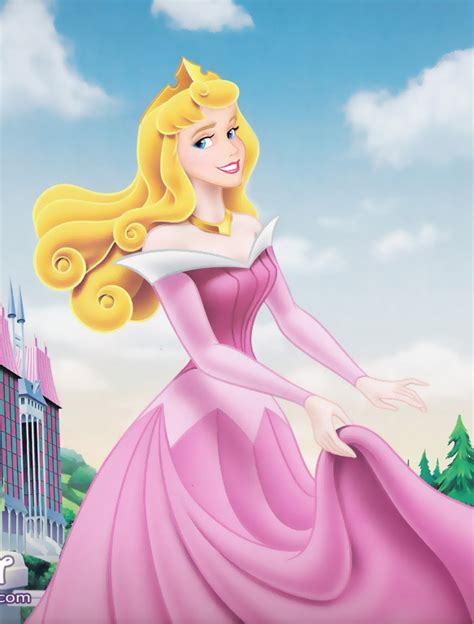 disney princess wearing  pink dress