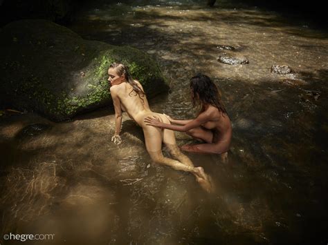 putri and clover in bali waterfall by hegre art 12 photos erotic beauties