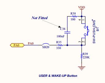 capacitor   implement  filtered user button electrical engineering stack exchange