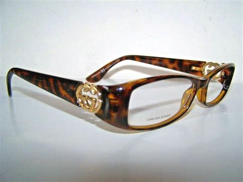 vintage gucci eyeglass frames new authenic tortoise gold