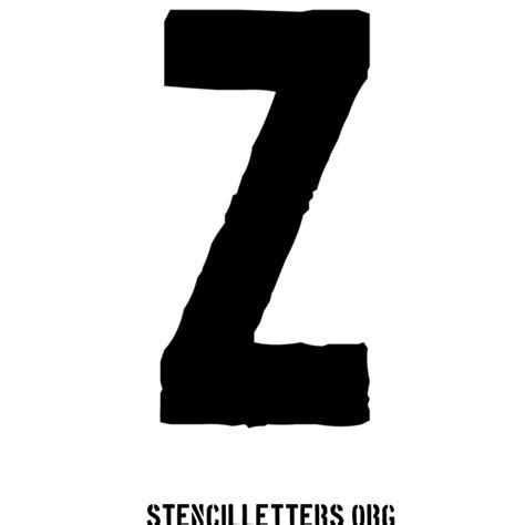 rough edge  printable letter stencils  outline cutout letters