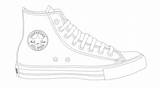 Converse Shoe Stars Katus Orig06 Tenis sketch template
