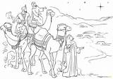 Reyes Magos Camellos Imagen sketch template
