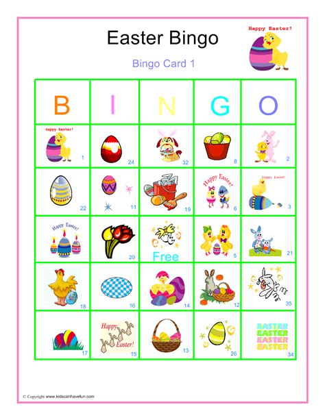 veel verschillende easter bingo printable cards easter bingo bingo