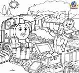 Thomas Coloring Pages Train Friends Printable Birthday Kids Happy Engine Book Tank Colouring Douglas Coloringpagesfortoddlers Donald Carrol Scottish James Trains sketch template