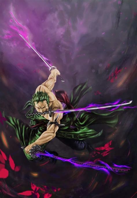 zoro  swords poster  tran van dung displate manga anime