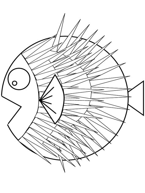 puffer fish coloring pages   puffer fish coloring