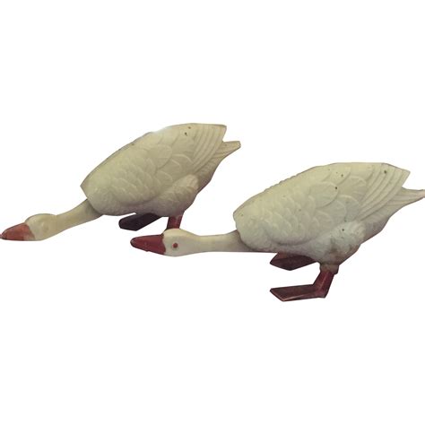 miniature s a reider and company geese from shirleydoll on ruby lane