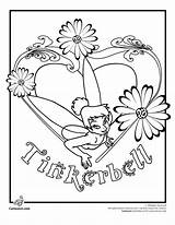 Coloring Pages Birthday Spongebob Tinkerbell Print Getcolorings Happy Printable Disney Getdrawings Tinker Bell Flowers sketch template