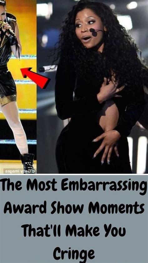 the most embarrassing award show moments that ll make you cringe in