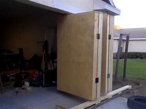 garage accordian door youtube