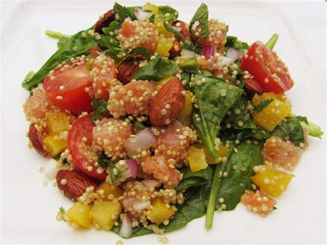 salade met quinoa spinazie en zalm cotton cream quinoa salade vegetarische gerechten