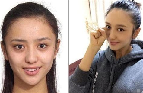 Chinese Celebrities Before And After Makeup Dramasian