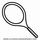Tennis Racket Racchetta Ultra sketch template