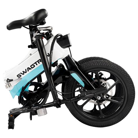 swagtron eb elite folding electric city bike powers  commutes