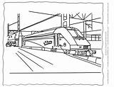 Trains Kids Coloring Popular sketch template
