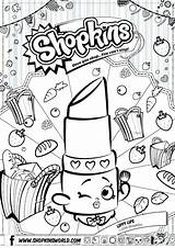 Coloring Pages Petkins Getdrawings Shopkins sketch template