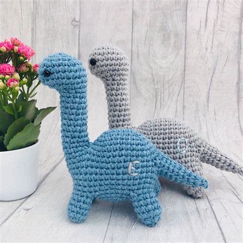 pattern  sew amigurumi crochet pattern bronto  dinosaur etsy