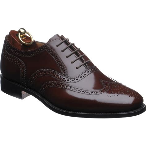 loake shoes loake seconds  brogues  brown polished  herring