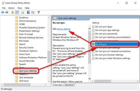 how to enable disable sync your settings in windows 10 consumingtech
