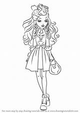 Ever After High Draw Darling Charming Drawing Learn Step sketch template