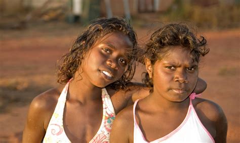 Australian Aboriginal Girls People Of The World