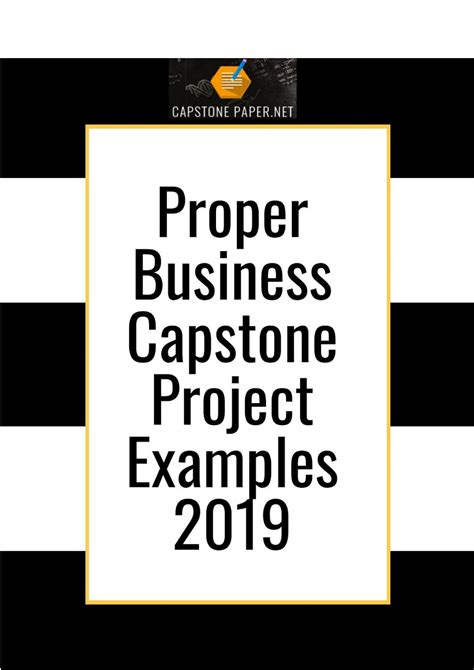 proper business capstone project examples   capstone paper issuu