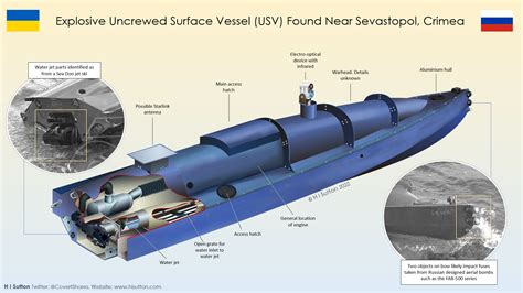 suspected ukrainian explosive sea drone   recreational