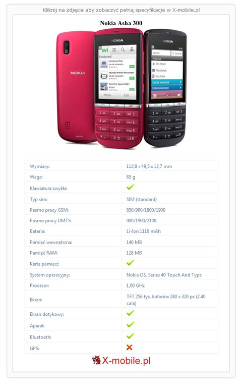 Nokia Asha 300 Galeria Telefonu X Mobile Pl Nokia Os Ekran Dotykowy